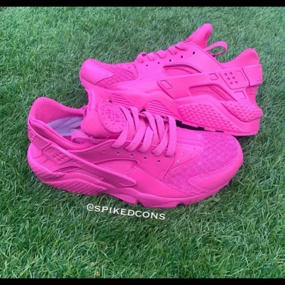 Custom Huaraches Hot Pink Women 8.5 - Youth 7